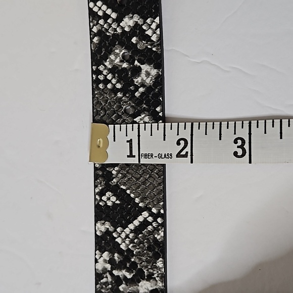 IP Blue Snake  Print sz S Black White Gray Pre-owned - Picture 8 of 8